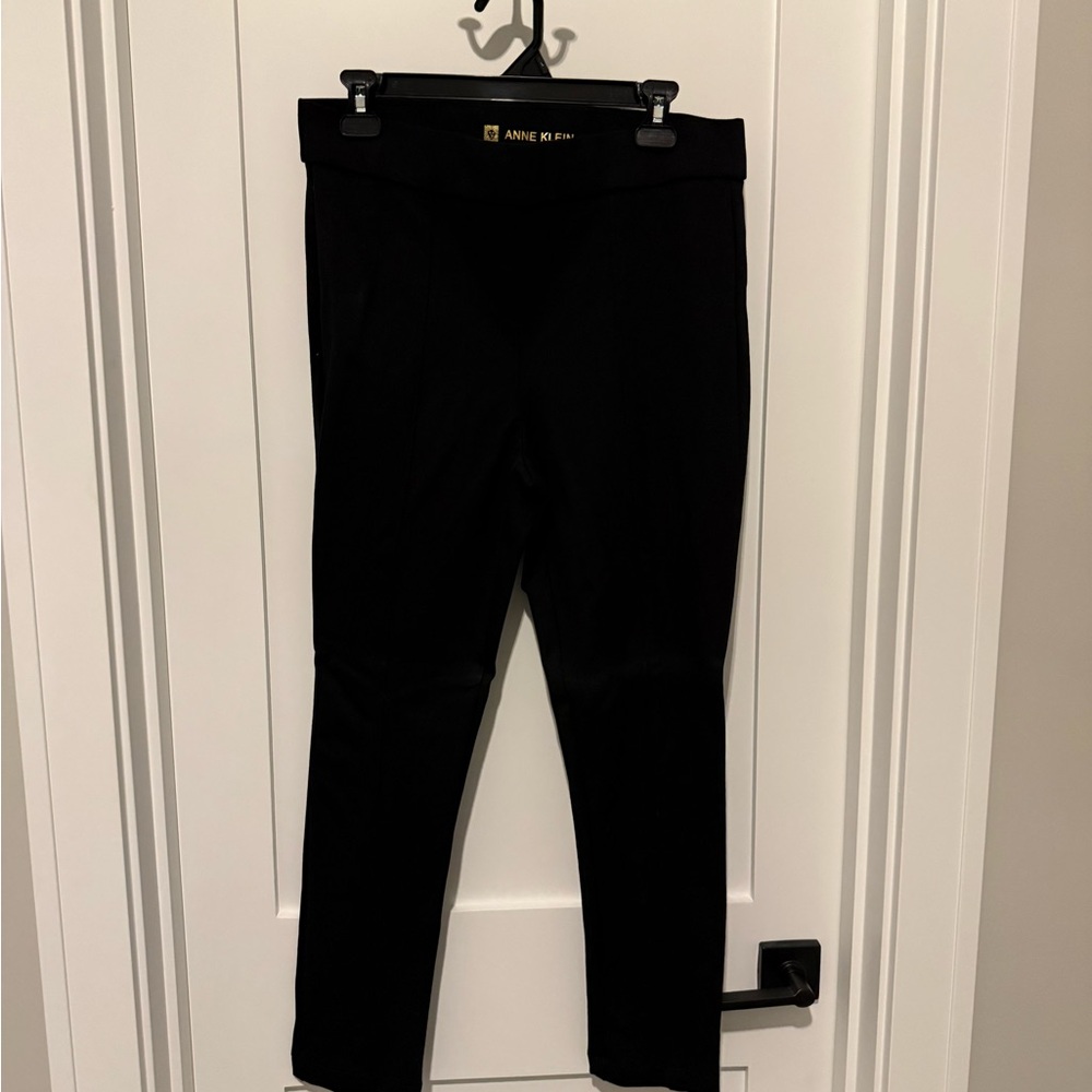 Anne Klein Women’s Black Pull-Up Stretch Pants Size L